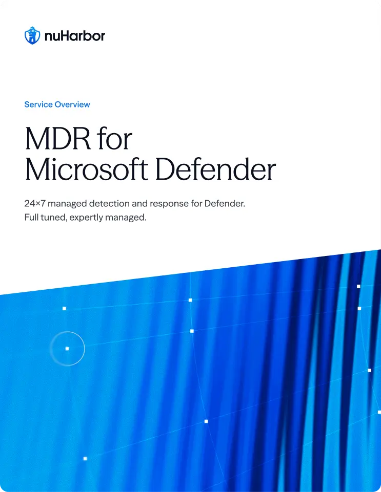 MDR for Microsoft Defender Overview